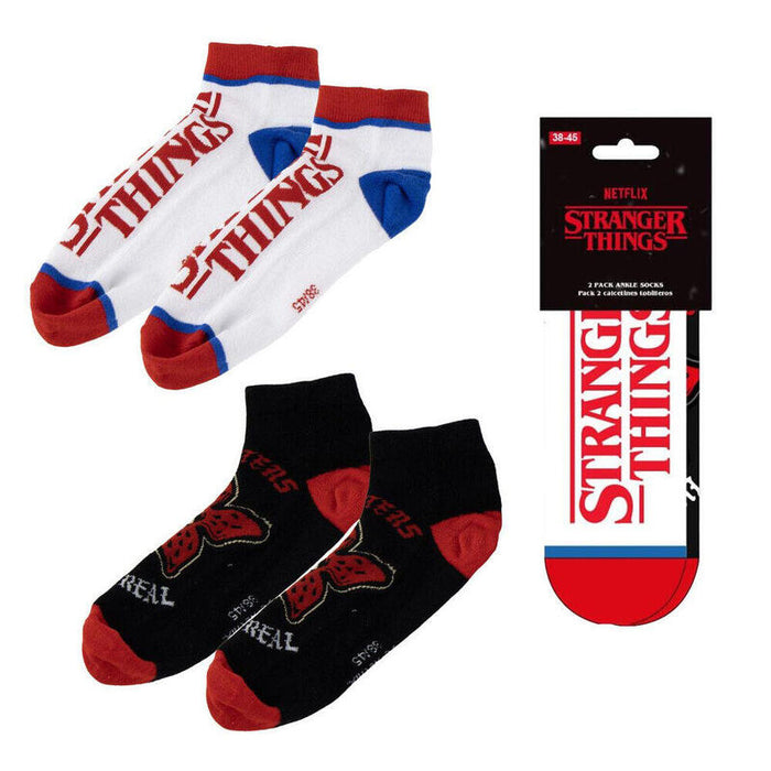 Pack De 12 Unidades - Set 2 Pares Calcetines Stranger Things Adulto