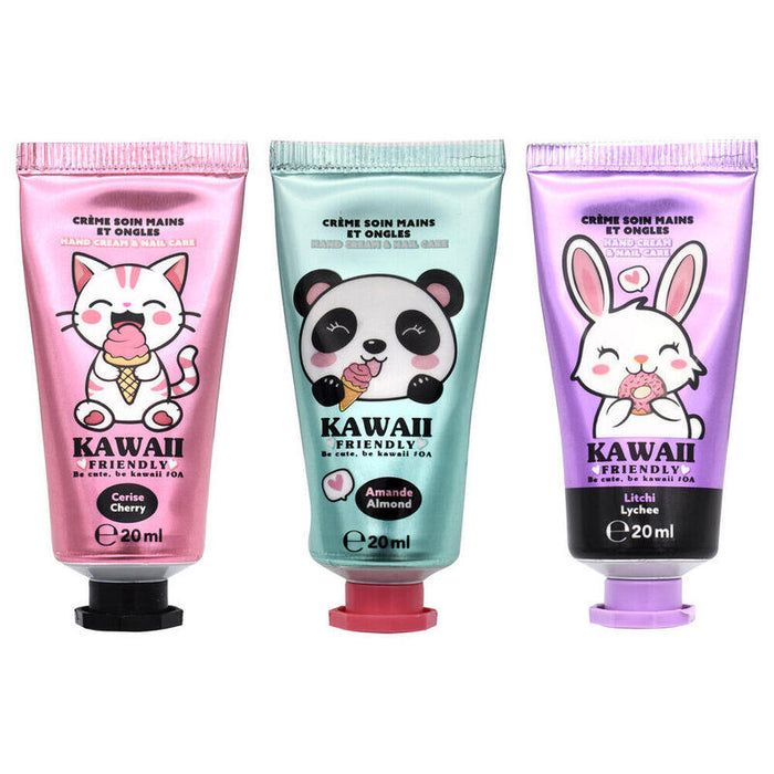 Pack De 12 Unidades - Set 3 Crema Manos Kawaii 20ml