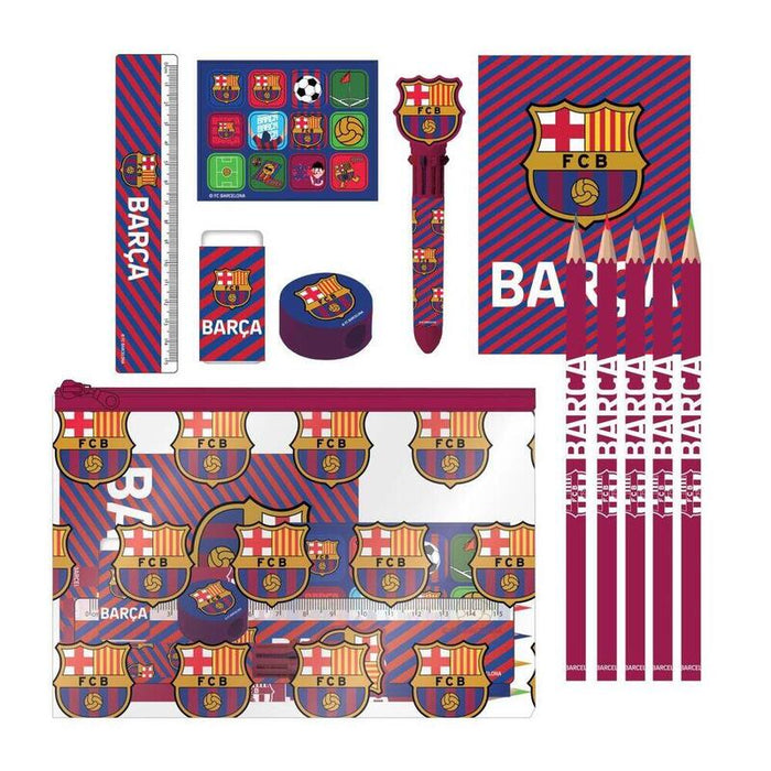 Pack De 12 Unidades - Set Papeleria F.C. Barcelona