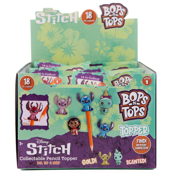 Pack De 12 Unidades - Sobre Sorpresa Toppers 3d Stitch Disney