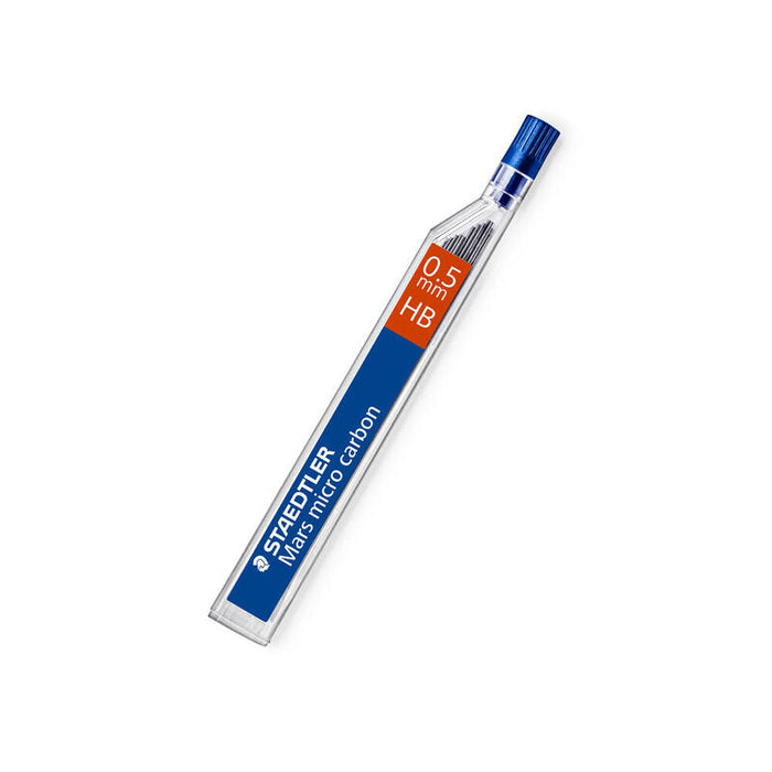 Pack De 12 Unidades Staedtler Mars Micro Minas Para Portaminas 0.5mm Hb
