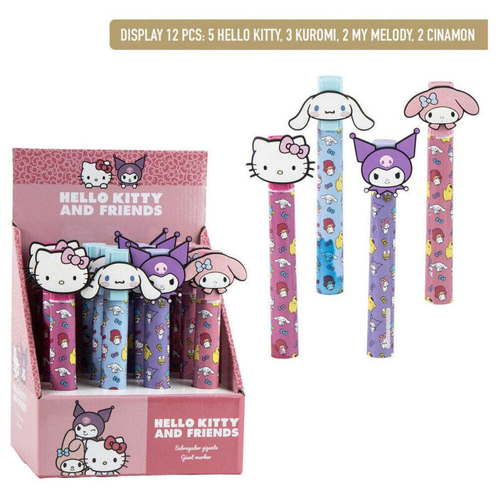 Pack De 12 Unidades - Subrayador Hello Kitty Surtido