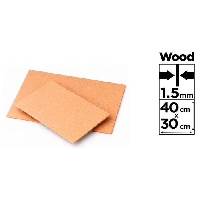Pack De 12 Unidades - Tabla Manualidades Mdf, Grosor 13 Mm, 30 X 40 Cm