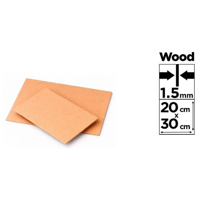 Pack De 12 Unidades - Tabla Manualidades Mdf, Grosor 3 Mm, 20 X 30 Cm