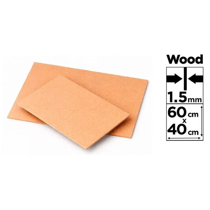 Pack De 12 Unidades - Tabla Manualidades Mdf, Grosor 3 Mm, 40 X 60 Cm