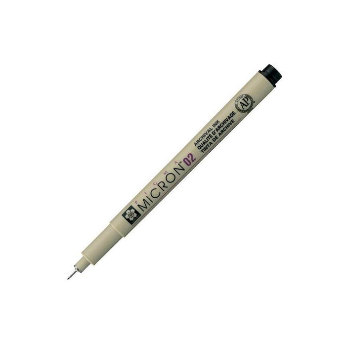 Pack De 12 Unidades Talens Sakura Rotulador Pigma Micron 02 0.30mm Negro