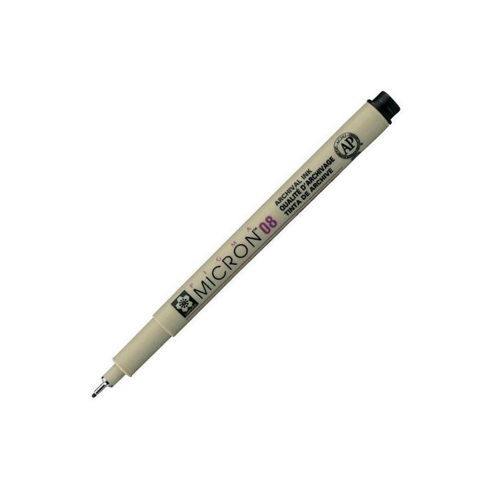 Pack De 12 Unidades Talens Sakura Rotulador Pigma Micron 08 0.50mm Negro
