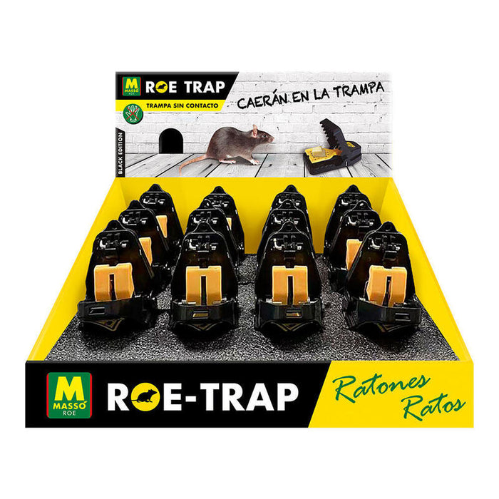 Pack De 12 Unidades - Trampa Para Ratones Black Edition