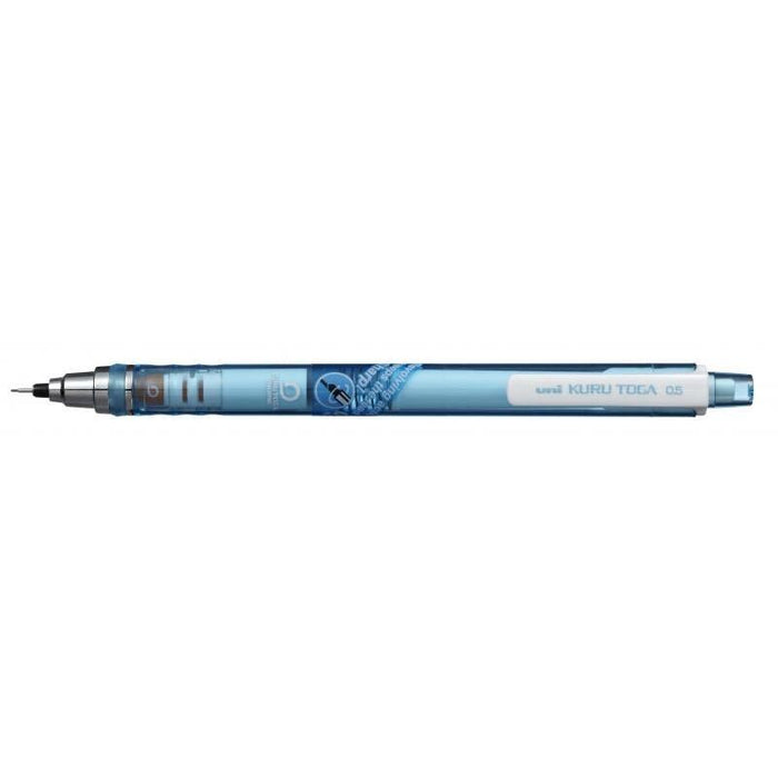 Pack De 12 Unidades Uni-Ball Kuru Toga M5-450t Portaminas - Ancho De Trazo 0.5mm - Sistema De Mina Giratoria - Goma De