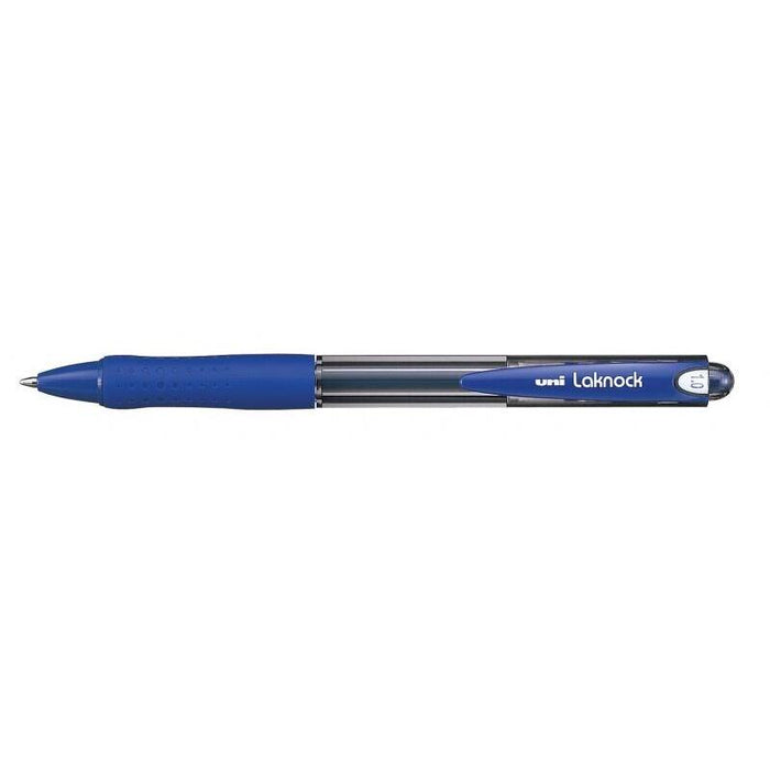 Pack De 12 Unidades Uni-Ball Laknock Sn-100(10) Boligrafo De Tinta Base Aceite - Punta De Bola 1mm - Tinta Suave Y