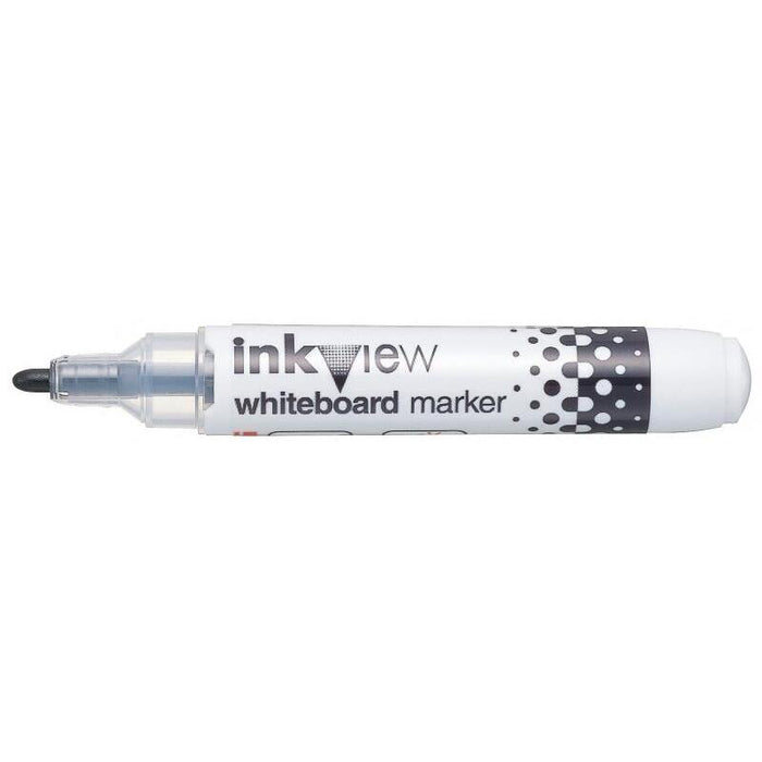 Pack De 12 Unidades Uni-Ball Pwb-202 Inkview Marcador De Pizarra Blanca - Punta Conica 1.8-2.2mm - Zona Transparente
