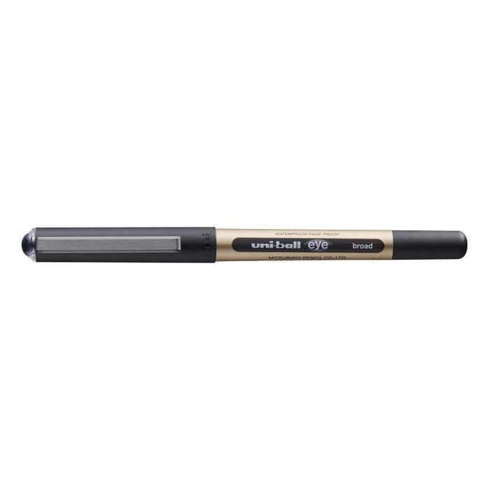 Pack De 12 Unidades Uni-Ball Ub-150-10 Eye Broad Boligrafo De Tinta Liquida - Punta De Bola 1mm - Tinta Resistente Al