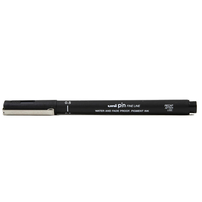 Pack De 12 Unidades Uni-Ball Uni Pin Rotulador Calibrado - Punta Poliacetal De 0.5 Mm. - Tinta Resistente Al Agua Y A