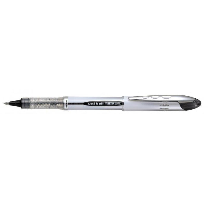 Pack De 12 Unidades Uni-Ball Vision Elite Ub-200 Rollerball De Tinta Liquida - Punta De Bola 0.8mm - Sistema Antifugas
