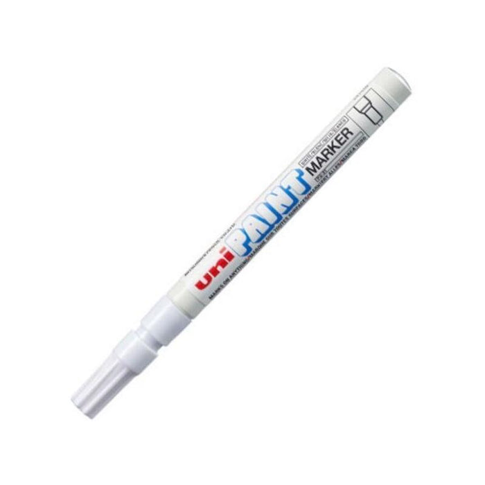 Pack De 12 Unidades Uniball Marcador Permanente Paint Marker Px-20(L) Blanco