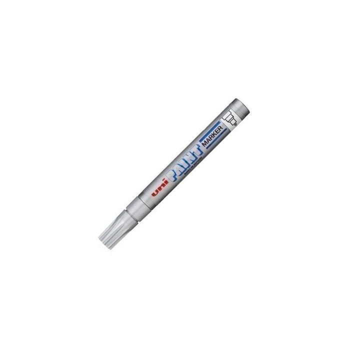 Pack De 12 Unidades Uniball Marcador Permanente Paint Marker Px-20(L) Plata
