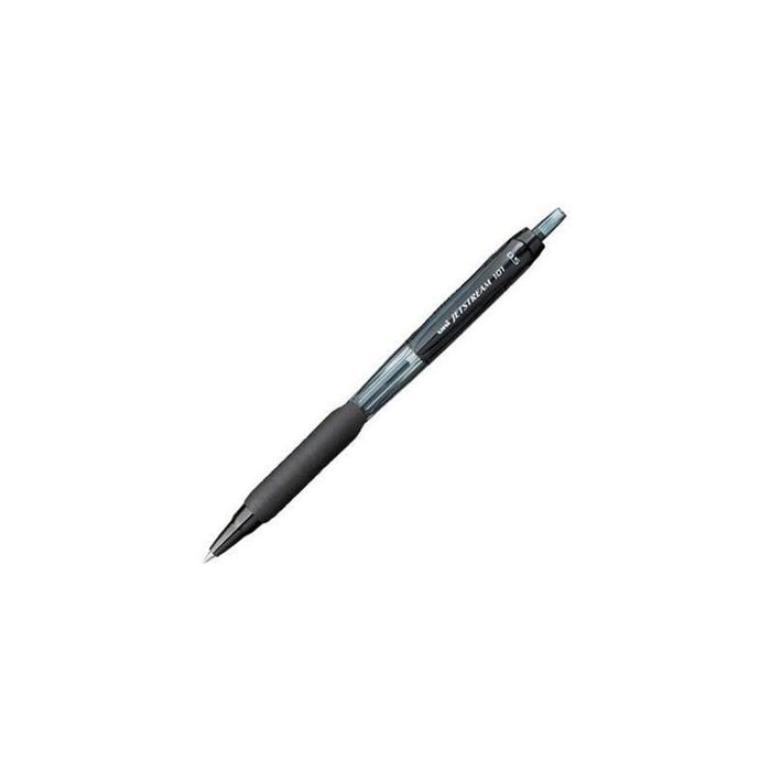 Pack De 12 Unidades Uniball Rollerball Jetstream 101  Sxn-101 Retráctil Negro