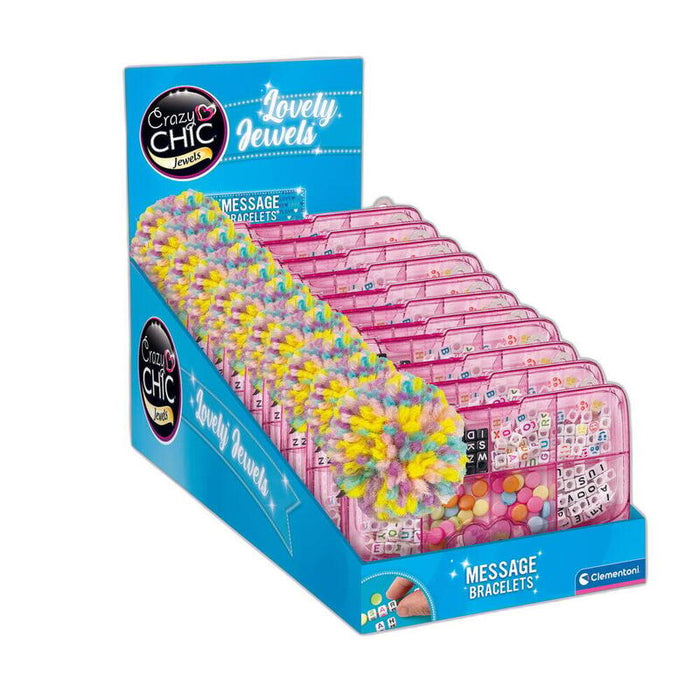 Pack De 14 Unidades - Set Pulseras Mensaje Amistad Pink Crazy Chic