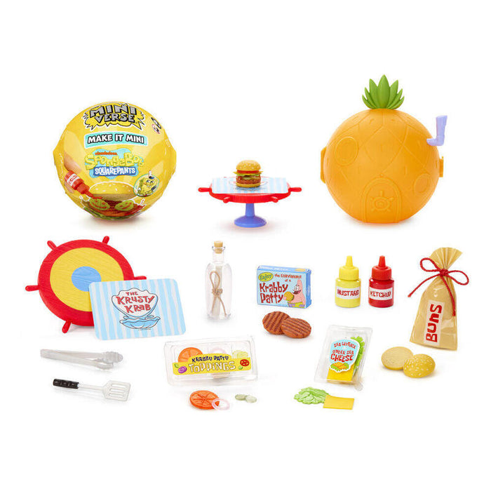 Pack De 15 Unidades - Capsula Sorpresa Miniverse Make It Mini Bob Esponja Surtido
