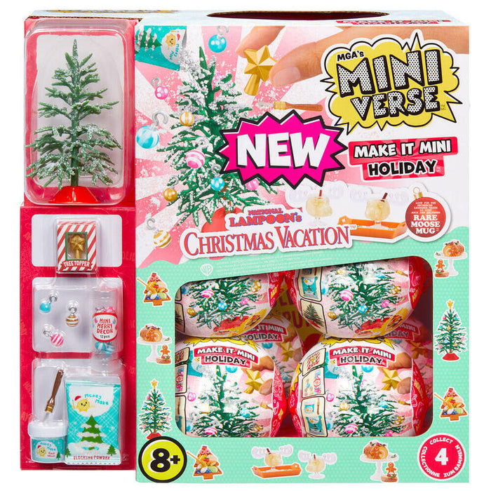 Pack De 15 Unidades - Capsula Sorpresa Miniverse Make It Mini Holiday Wb Licensed Movie Surtido