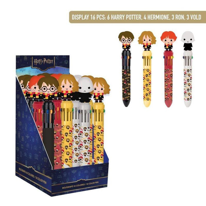 Pack De 16 Unidades - Boligrafo Colores Harry Potter Surtido