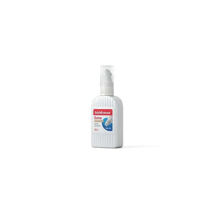 Pack De 16 Unidades Erichkrause Cola Blanca Pva Roller 50ml - Alta Capacidad Adhesiva - Aplicador De Rodillo - No