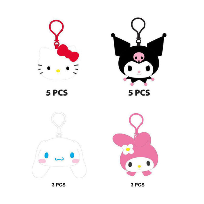 Pack De 16 Unidades - Llavero Peluche Hello Kitty And Friends Surtido