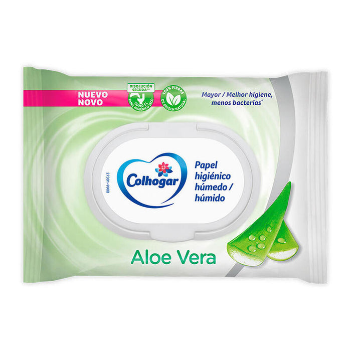 Pack De 16 Unidades - Papel Higiénico Humedo Aloe Vera 42 Uds
