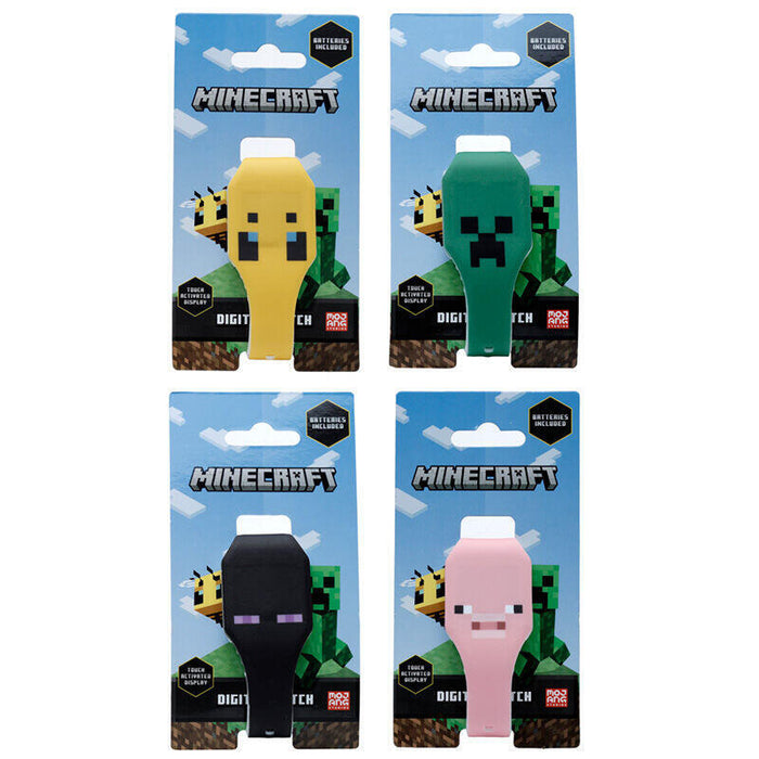 Pack De 16 Unidades - Reloj Digital Minecraft