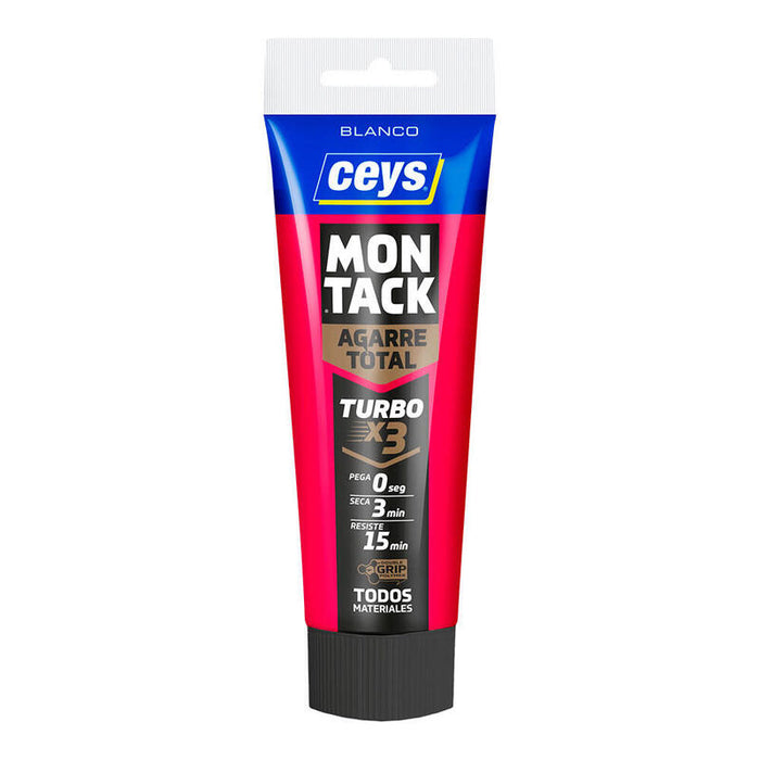 Pack De 2 Unidades - Adhesivo Pro De Montaje Montack Turbo Tubo Blanco 125 Ml