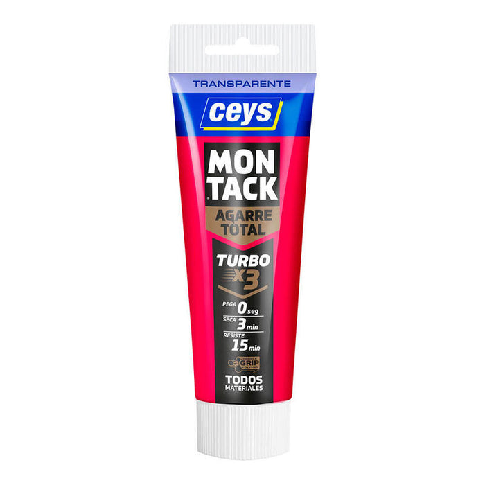 Pack De 2 Unidades - Adhesivo Pro De Montaje Montack Turbo Tubo Transparente 125 Ml