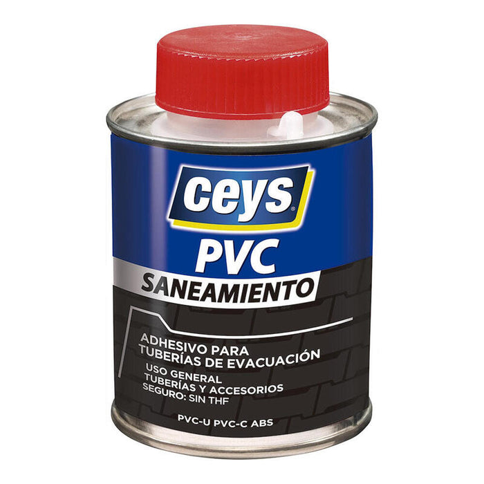 Pack De 2 Unidades - Adhesivo Pvc Saneamiento Tapon Pincel 250 Ml