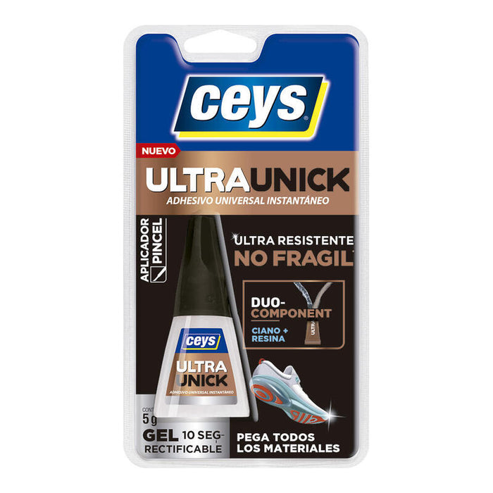 Pack De 2 Unidades - Adhesivo Ultraunick Poder Extremo Pincel 5 G