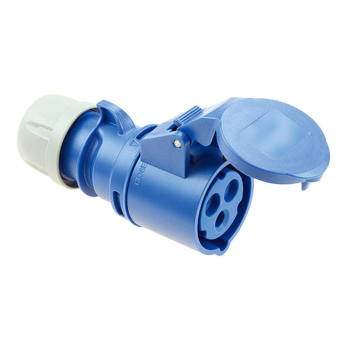Pack De 2 Unidades - Base Aerea Cetac 2p+T Azul 16a 230v~ Ip44