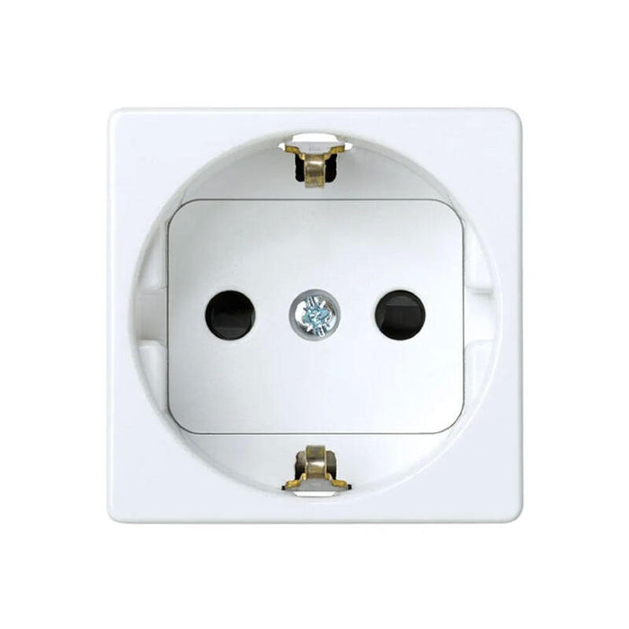Pack De 2 Unidades - Base Enchufe 2p+T Schuko Serie 27 Blanco