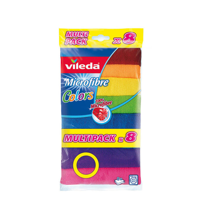 Pack De 2 Unidades - Bayeta Microfibra Colors 8 Uds