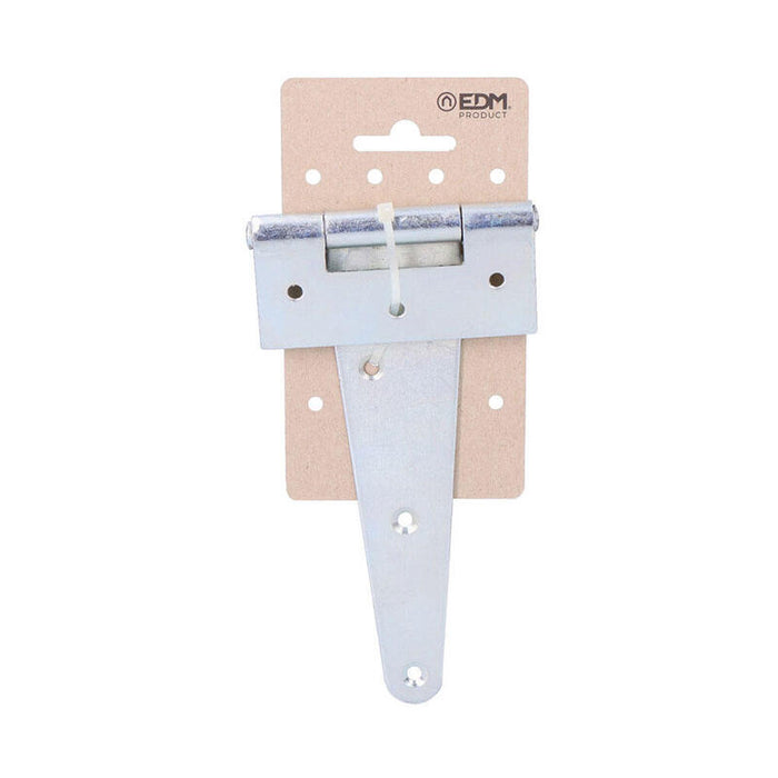 Pack De 2 Unidades - Bisagra En Forma De T 150 X 90 Mm Hierro Zincado Cromado