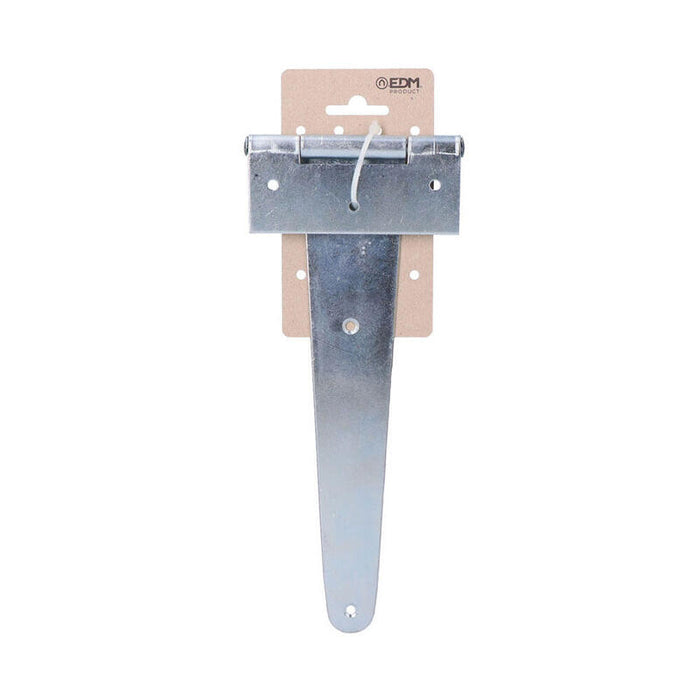 Pack De 2 Unidades - Bisagra En Forma De T 250 X 110 Mm De Hierro Zincado Cromado