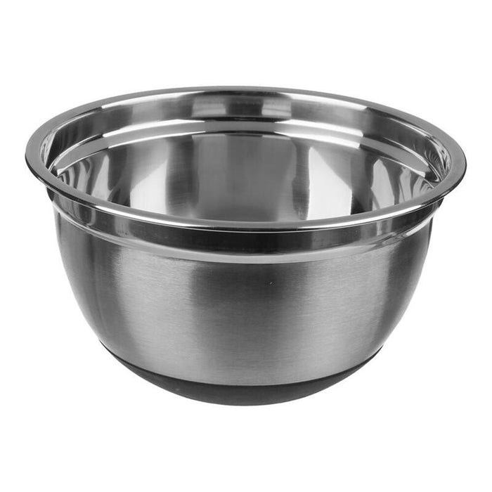 Pack De 2 Unidades - Bol Mezclador Inoxidable Con Base Antideslizante Ø21 Cm 2,5 L