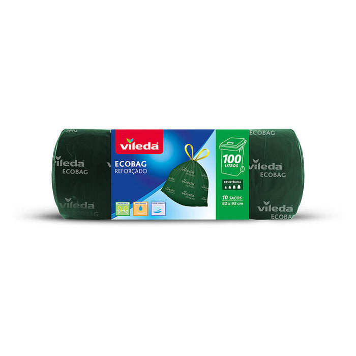 Pack De 2 Unidades - Bolsa De Basura Ecobag Reforzada 100 L (82 X 95 Cm) 10 Uds