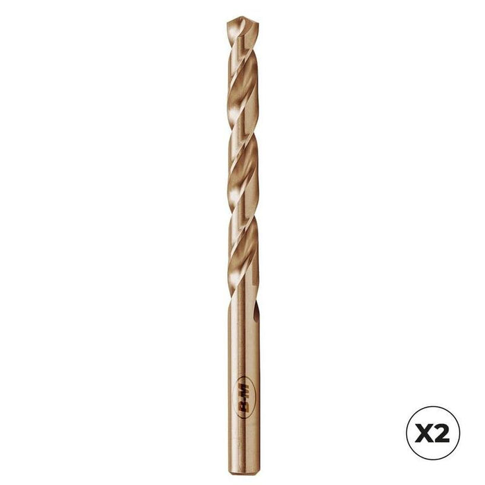Pack De 2 Unidades - Broca Din338 Hss-Co Rectificada Ø8,00 Mm