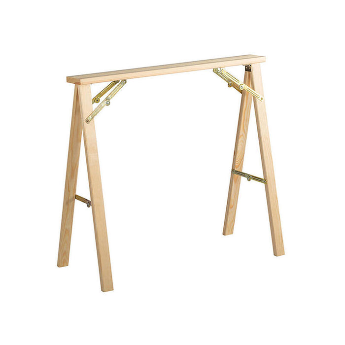 Pack De 2 Unidades - Caballete Pino Macizo Plegable Kipli 73,5 X 79,5 X 40 Cm