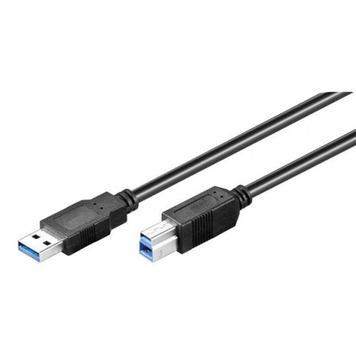 Pack De 2 Unidades - Cable Usb 3.0 A-B 2m Negro