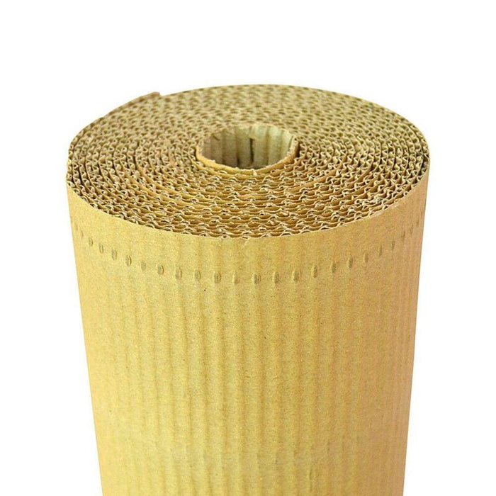 Pack De 2 Unidades - Cartón Ondulado Ecológico Marrón 200 G/M² 0,9 X 25 M