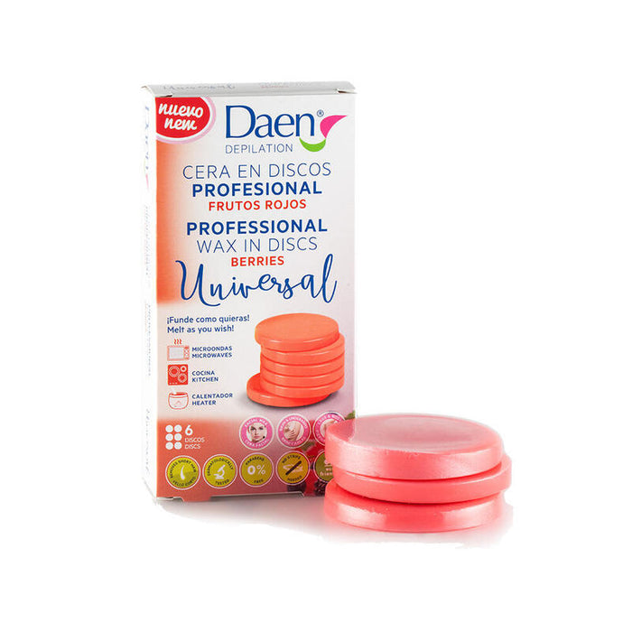 Pack De 2 Unidades - Cera De Depilación En Pastillas Frutos Rojos Daen 120 G