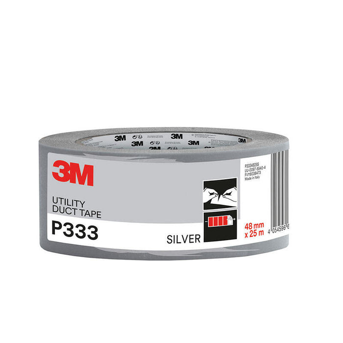 Pack De 2 Unidades - Cinta Americana Universal Pro, Plata, 48 Mm X 25 M