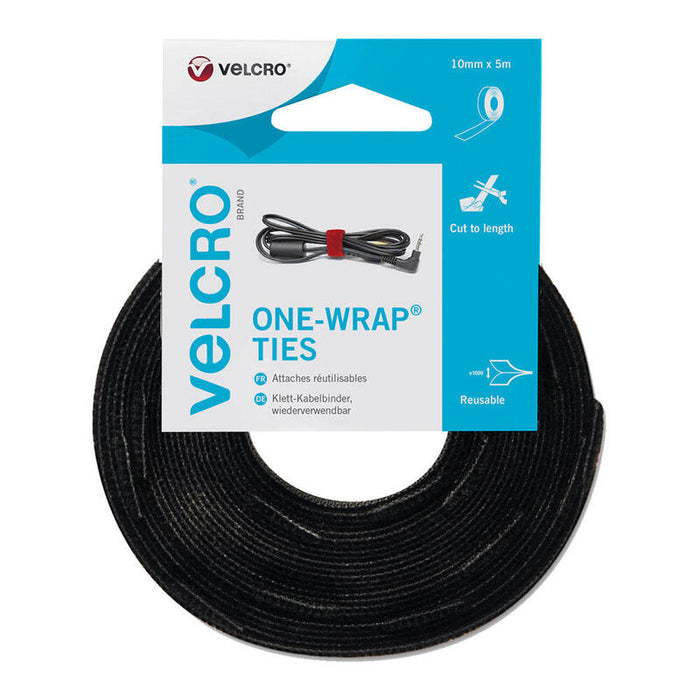 Pack De 2 Unidades - Cinta One-Wrap, 10 Mm X 5m, Negra