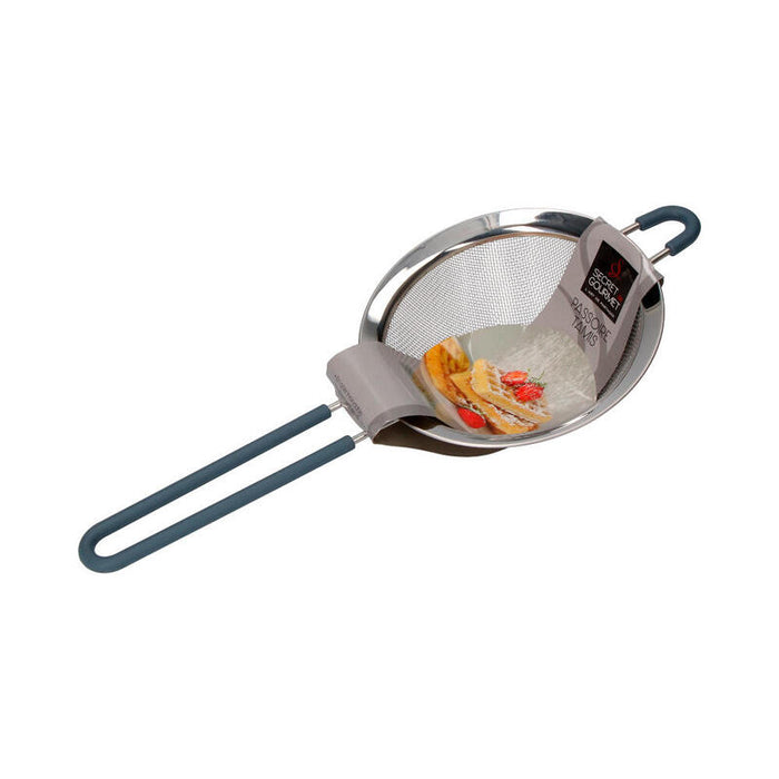 Pack De 2 Unidades - Colador Inoxidable Con Mango De Silicona Ø13,5 Cm