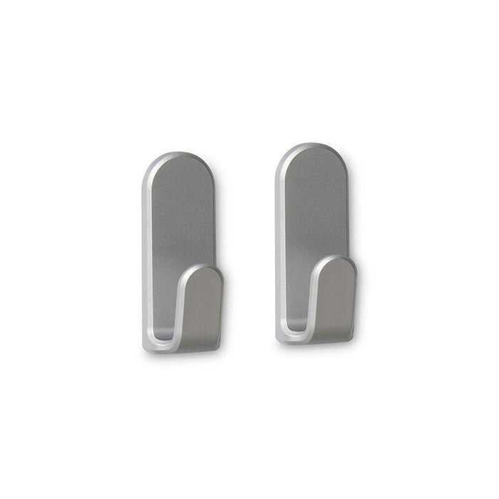 Pack De 2 Unidades - Colgador Adhesivo Taga Cromo Mate, 2 Uds