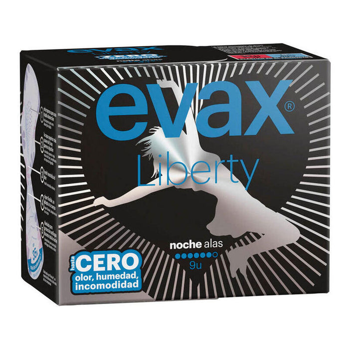 Pack De 2 Unidades - Compresas Liberty Noche Alas 9 Uds